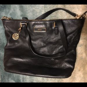 DKNY black satchel