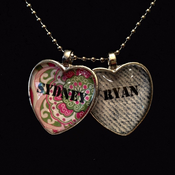 Heart charms for necklace - Picture 1 of 4