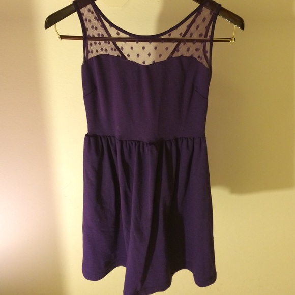 Purple Mini Dress