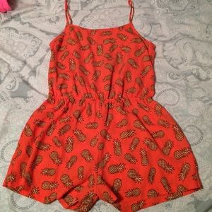 Pineapple romper in size large!