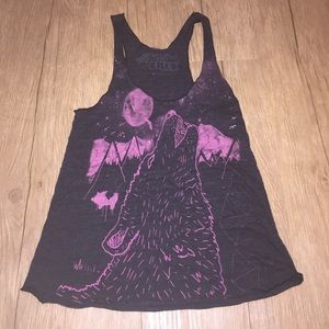 Wolf tank top