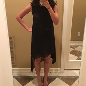 BCBG Max Azria High Low Black Dress