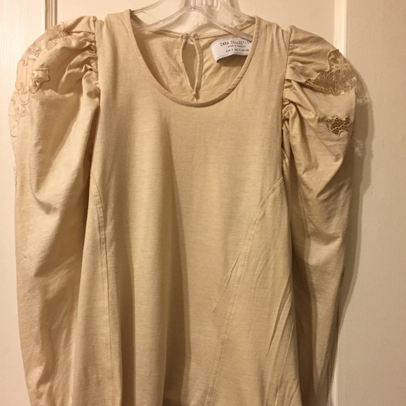 Long Sleeve Puff Sleeve Knit Top