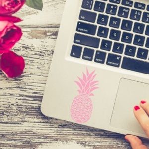 Pineapple Vinyl Decal | Soft Pink