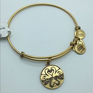 Perfect pair Alex and Ani gold bangle