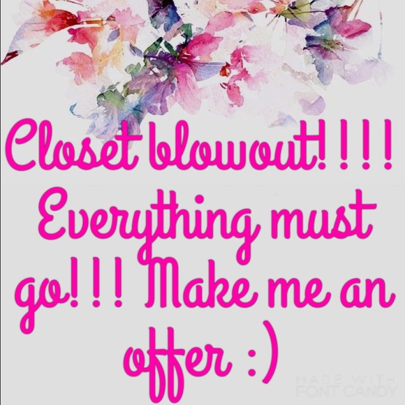 Closet blowout!