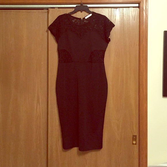 Lacy right back dress