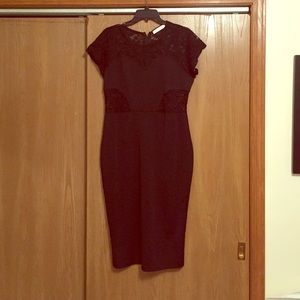 Lacy right back dress