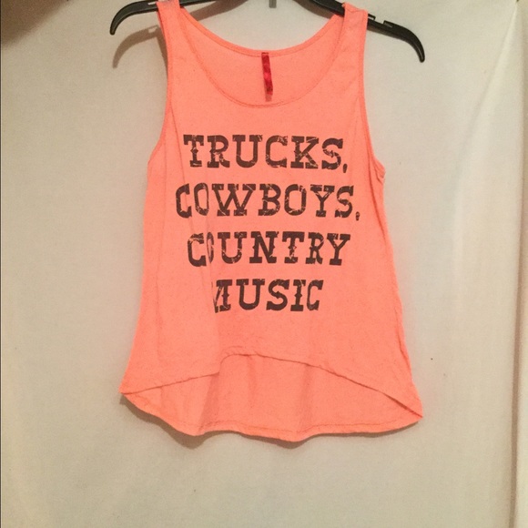 Trucks Cowboys Country Music tank
