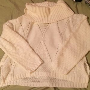 Cozy crop top sweater