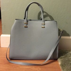 Beautiful light blue satchel with cross body