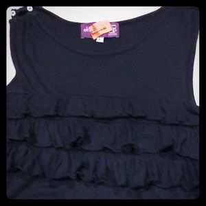 Darling Ella Moss Tank with Ruffle Detail