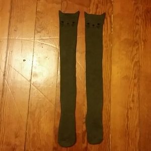 Over the knee cat socks