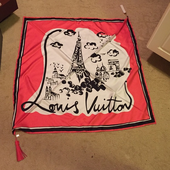 Limited Louis Vuitton scarf - Picture 2 of 4