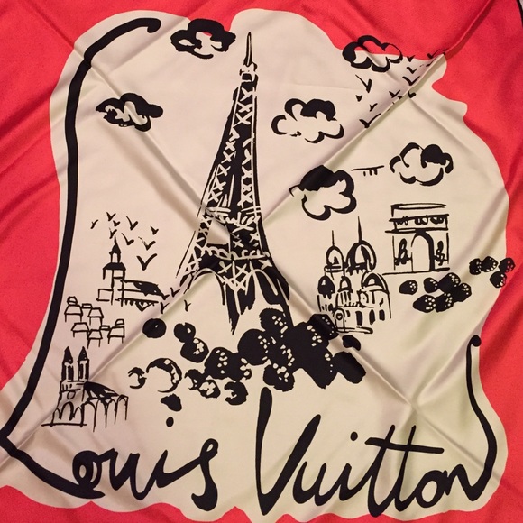 Limited Louis Vuitton scarf - Picture 3 of 4