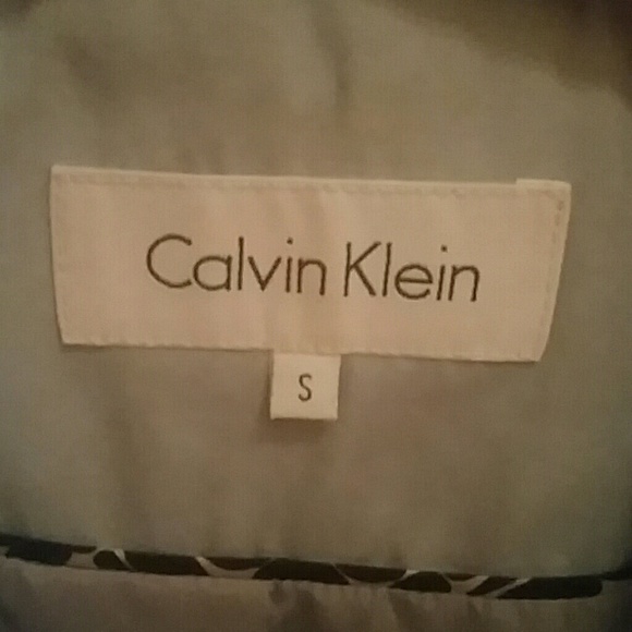 Calvin Klein Light Blue Trench - Picture 2 of 2