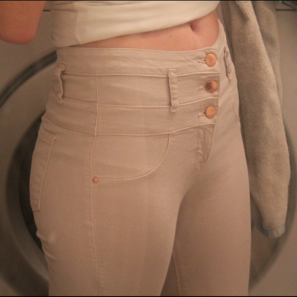 high waisted super skinny jeans