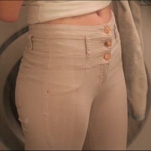 high waisted super skinny jeans