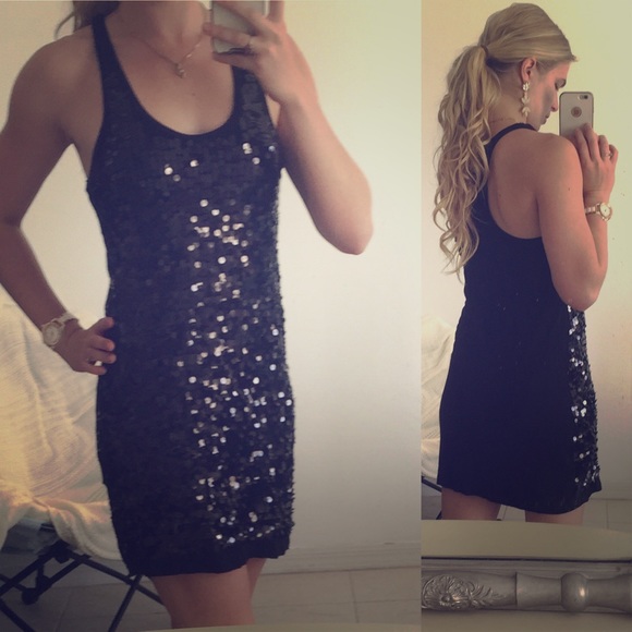 Racer back Sequin dress