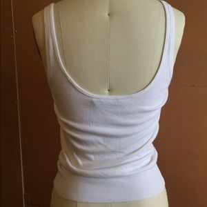 The Limited Tops - The Limited White knit cotton tank The Limited Tops - The Limited White knit cotton tank