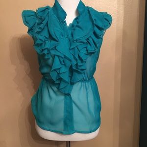 Turquoise Blouse