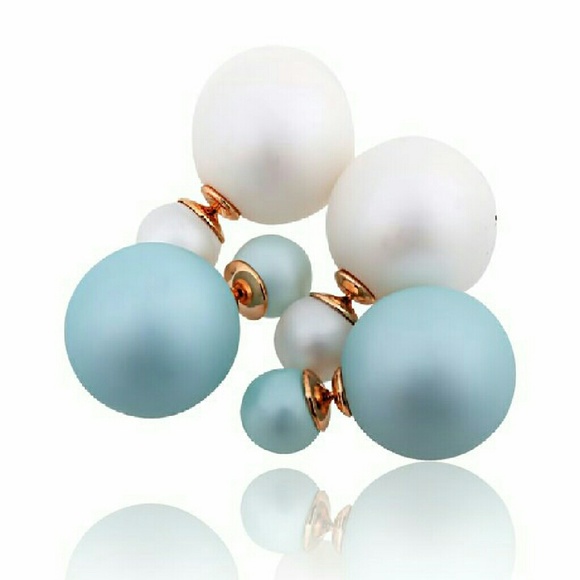 2 pair Double sided ear pendants Firm