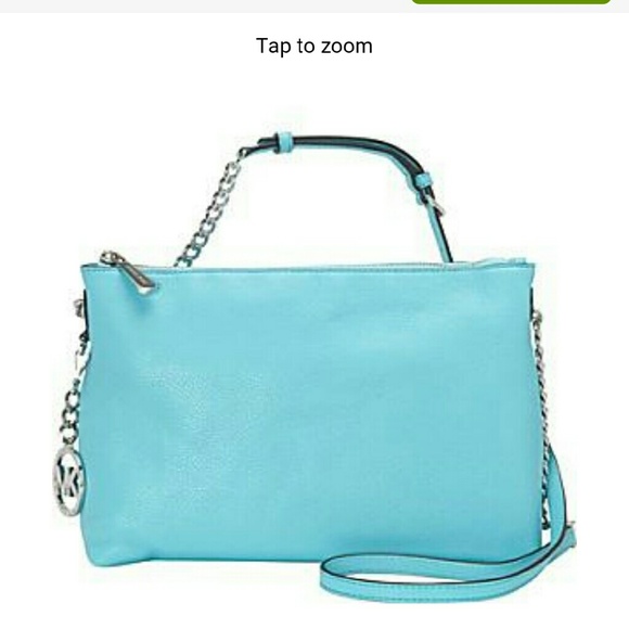 MK JET set top zip chain messenger bag