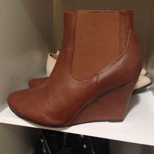 Brown booties