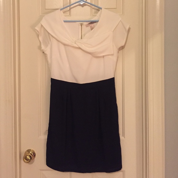 Love21 Navy/Cream Dress Size M