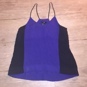 H&M color block tank top