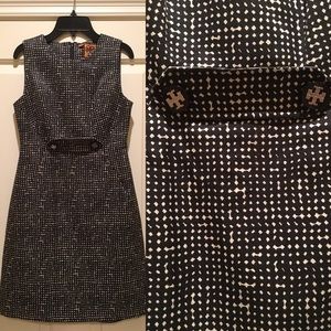 Tory Burch Black and White Shift Dress