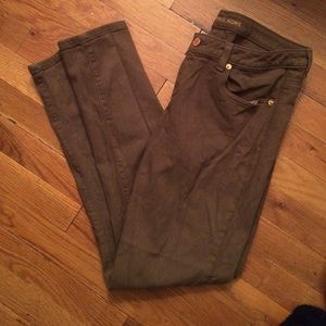 Olive green Michael Kors jeans