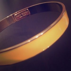 Kate Spade yellow bangle