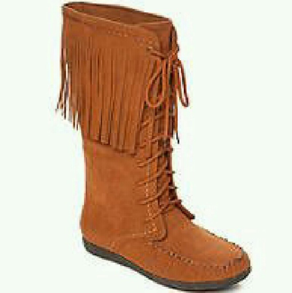 SALE!🎈Fringe lace up boots