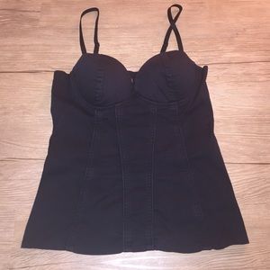G by Guess corset style top