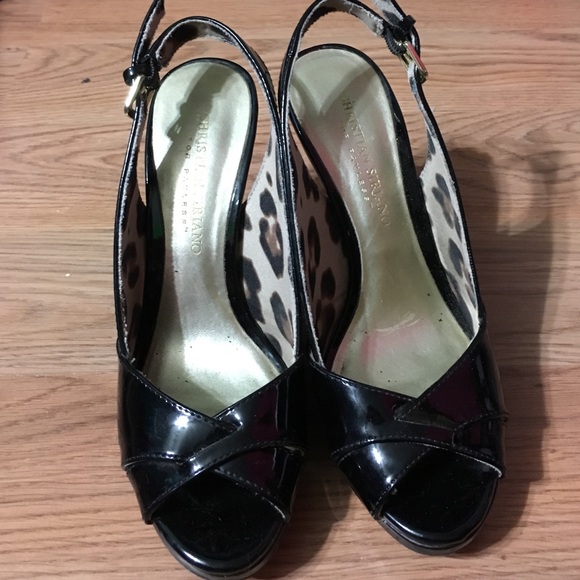 Sling Back Peep Toe Heels