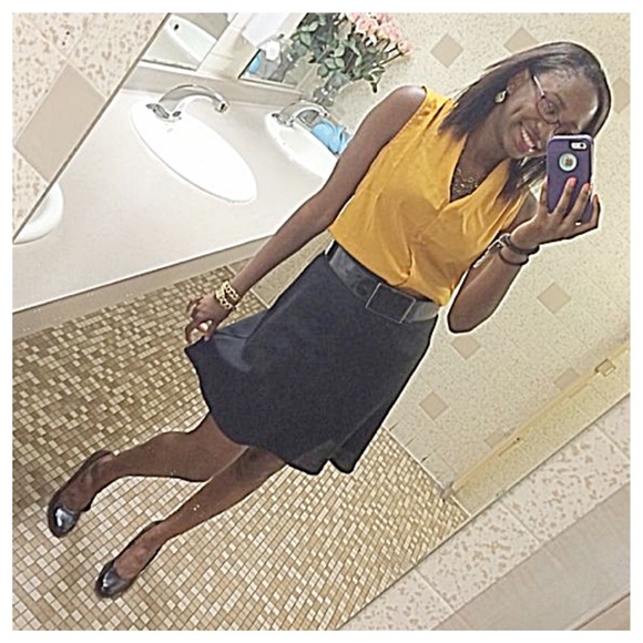 ❌DONATED❌ My Michelle | Black Swing Skirt - Picture 2 of 4