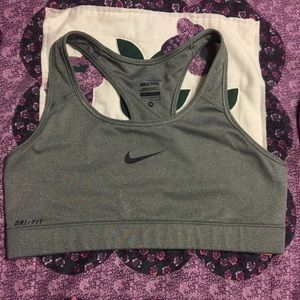 Gray Nike Bra