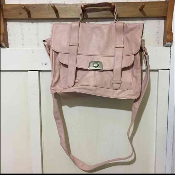 Light Pink Satchel Crossbody Bag NY&Co