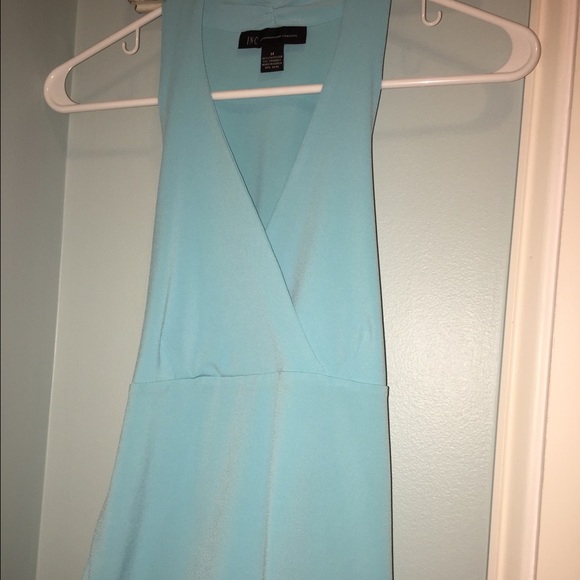 Turquoise V Neck Tank Top