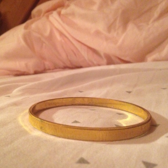 Gold bracelet.