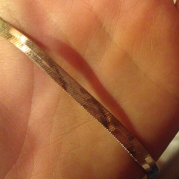 Sterling silver chain.