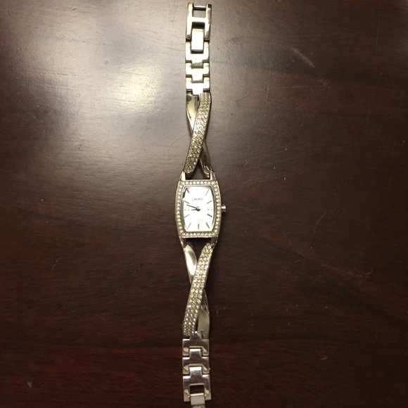 Silver DKNY watch