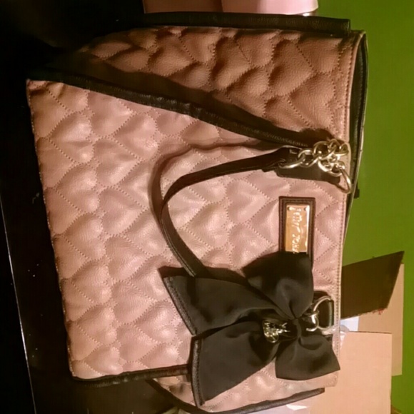 Betsey Johnson Taupe purse