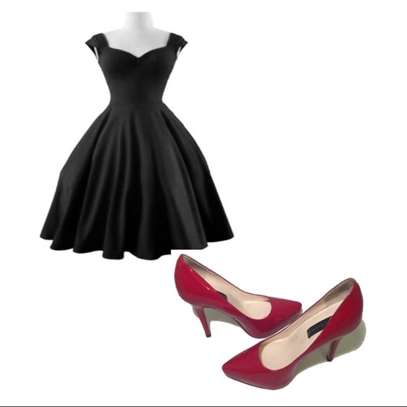 Steven by Steve Madden Red Platform Leather Pump