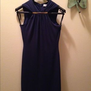 Calvin Klein navy blue dress