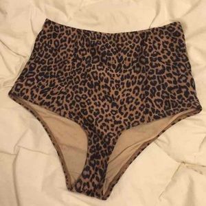 American Apparel leopard bikini bottoms