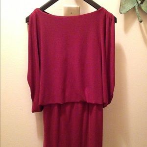 Women's dress with V back