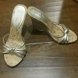 ALDO Slip on knotted wedge