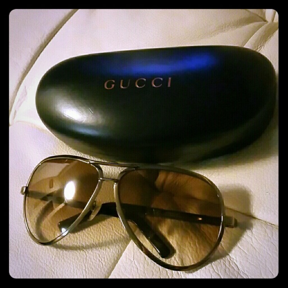 Gucci Unisex Aviator Sunglasses